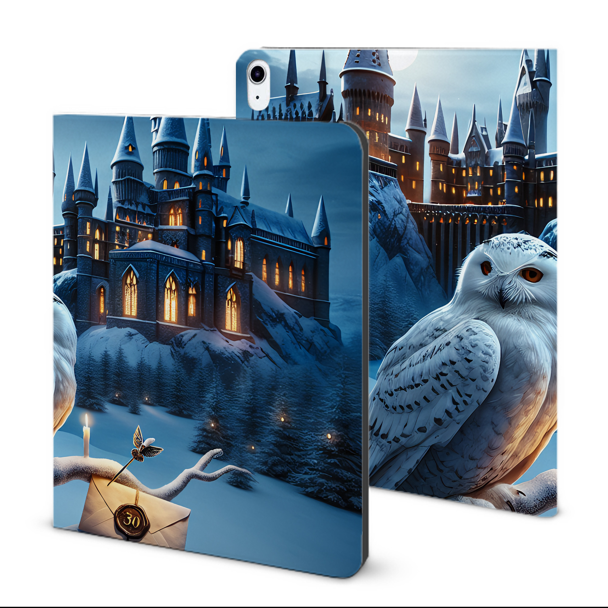 （画像用） Harry Potter ハリー・ポッターシリーズ IPad ケース ブック型 PUレザー TPU 耐衝撃 軽量 薄型 ペン収納なし 全面保護 IPad 各モデル対応
